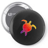 Sea Turtle Pin-back button