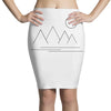 Mountains and Sun Pencil Skirts
