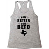 vote beto Racerback Tank