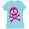 pink pirate Ladies Fitted T-Shirt