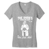 the big lebowski homage Women's V-Neck T-Shirt