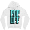 pop off pop up Zipper Hoodie