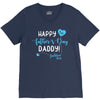 Happy First Father's Day Daddy V-Neck Tee