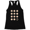 charlie moticons Racerback Tank