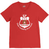 cia badge cider imbibing anarchist with badge V-Neck Tee