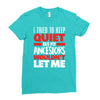 tried to keep quiet but my ancestors Ladies Fitted T-Shirt