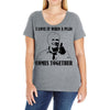 i love it when a plan comes together Ladies Curvy T-Shirt