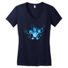 pup in training Women's V-Neck T-Shirt