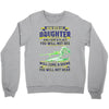 mess with my daughter and from a place Crewneck Sweatshirt