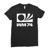 wm 74 germany world cup 1974 retro football Ladies Fitted T-Shirt