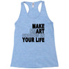 make smart choicees in your life Racerback Tank