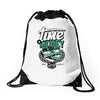 time money Drawstring Bags