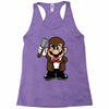 11th doctor mario Racerback Tank