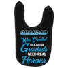 Grandad Was Created because Grankids Need Real Heroes Baby Bibs