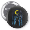 moon visitor Pin-back button