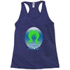 the green frog Racerback Tank