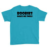 boobies make me smile (2) Youth Tee