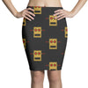 lmfao robot head Pencil Skirts