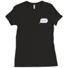 minimal typing bubble pocket tee Ladies Fitted T-Shirt