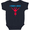 i need a hug Baby Bodysuit