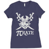 pi rate Ladies Fitted T-Shirt