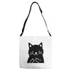 black cat (2) Adjustable Strap Totes