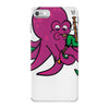 purple octopus playing the bagpipes iPhone 7 Case