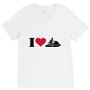 i love jet ski racing V-Neck Tee