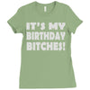 it's my birthday b...hes Ladies Fitted T-Shirt