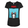 paws Maternity Scoop Neck T-shirt