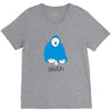 new! mens 'sloth' V-Neck Tee