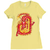 red dragon Ladies Fitted T-Shirt