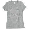 skull tetris Ladies Fitted T-Shirt