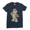 mario text Ladies Fitted T-Shirt