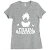 train insaiyan (2) Ladies Fitted T-Shirt