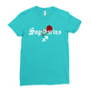 sagittarius zodiac rose Ladies Fitted T-Shirt
