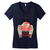 who knows sign language Women's V-Neck T-Shirt