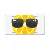 Lemon with Glasses License Plate