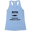 botox expression Racerback Tank