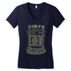be aware of the spy crowave Women's V-Neck T-Shirt