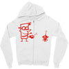 robot control Zipper Hoodie