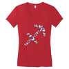violet sagitarius Women's V-Neck T-Shirt