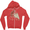 pizza rat Zipper Hoodie