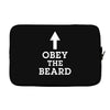 obey the beard funny Laptop sleeve