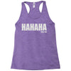 hahaha fu%k you Racerback Tank