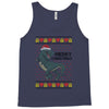 ugly dinosaur merry christmas Tank Top