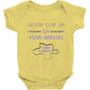 never give up on dreams Baby Onesie