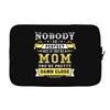 Nobody Is Perfect But If You Are A Mom You Are Pretty Damn Close Laptop sleeve