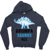 grumpa saurus rex Zipper Hoodie