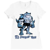 muscle shark its summer time Ladies Fitted T-Shirt